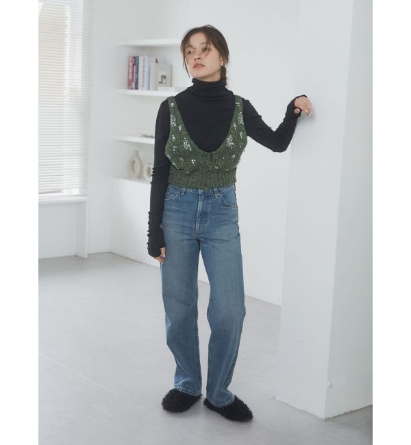 Ungrid「Lee別注ストレートデニム」|デニム|