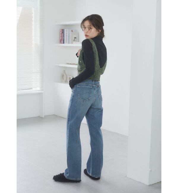 Ungrid「Lee別注ストレートデニム」|デニム|