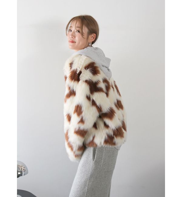 Ungrid「ダメージデザインロゴルーズパーカー」|パーカー|