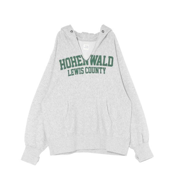 Ungrid「ダメージデザインロゴルーズパーカー」|パーカー|