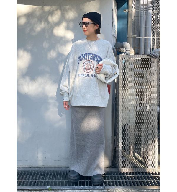 Ungrid「サイドスリットリブニットスカート」|スカート|