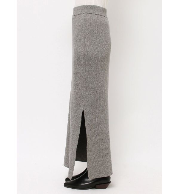 Ungrid「サイドスリットリブニットスカート」|スカート|