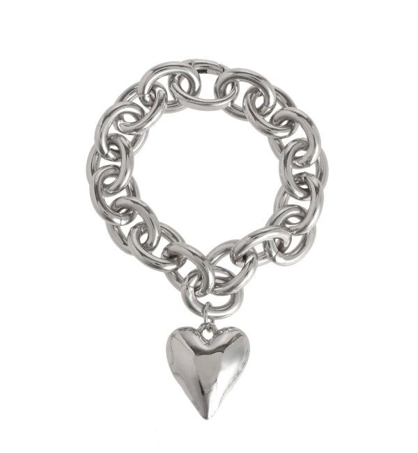 LAGUNAMOON「ハートチェーンブレスレット」|ブレスレット・バングル|シルバー