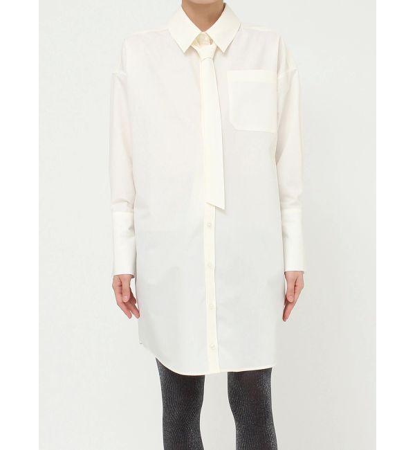 LAGUNAMOON「タイセットミニシャツワンピース」|シャツ・ブラウス|