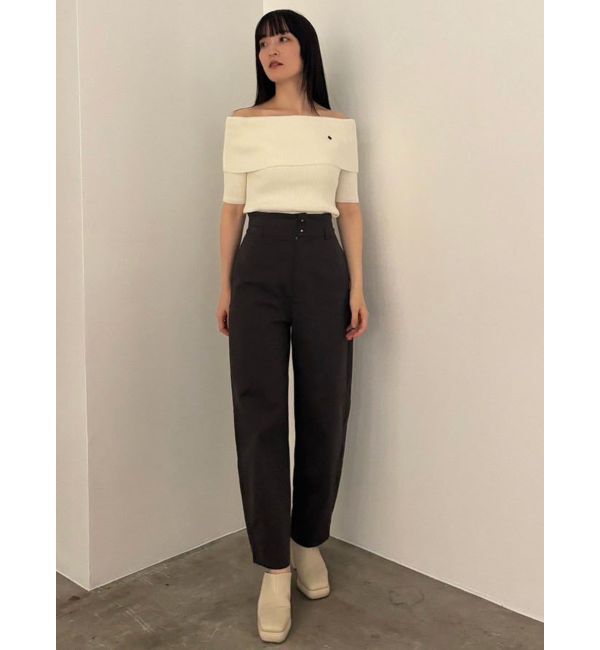 LAGUNAMOON「【POLO BCSコラボ】オフショルニットプルオーバー」|ニット・セーター|