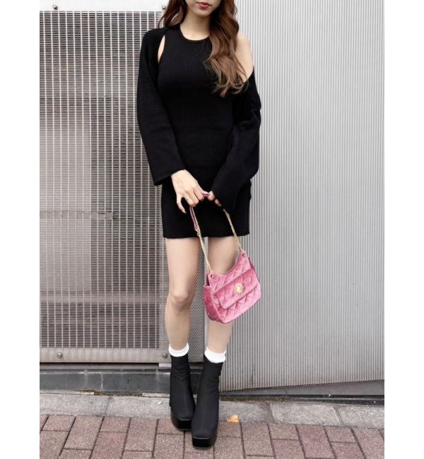 EVRIS「ボレロセットニットワンピース」|ワンピース|