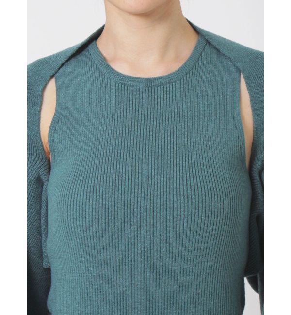 EVRIS「ボレロセットニットワンピース」|ワンピース|