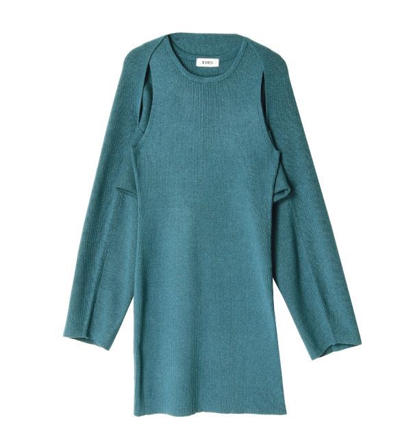 EVRIS「ボレロセットニットワンピース」|ワンピース|