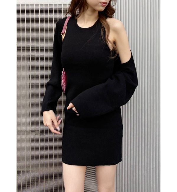 EVRIS「ボレロセットニットワンピース」|ワンピース|