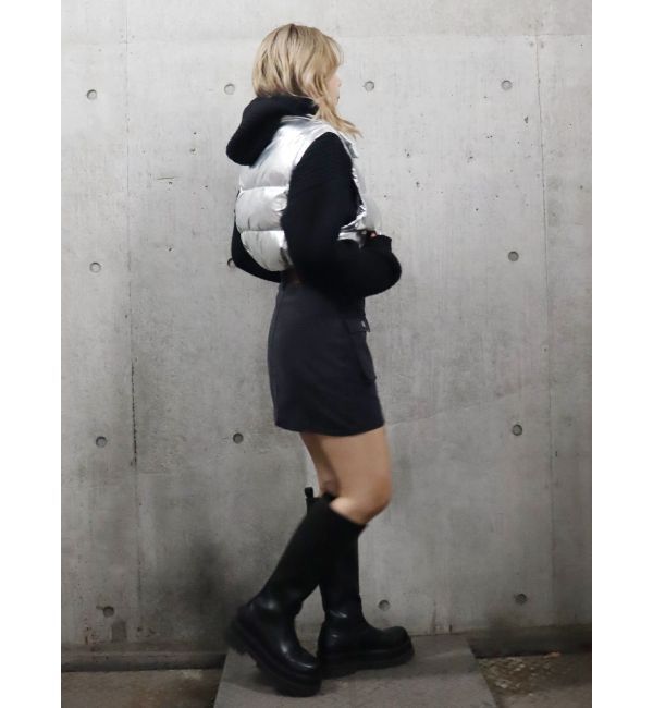 EVRIS「カーゴポケットデニムミニスカート」|スカート|