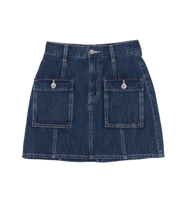 EVRIS「カーゴポケットデニムミニスカート」|スカート|