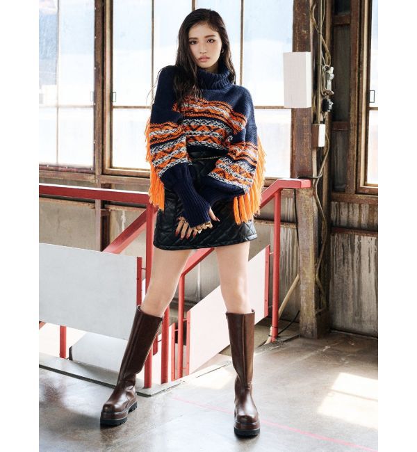 EVRIS「ワークロングブーツ」|ロングブーツ|