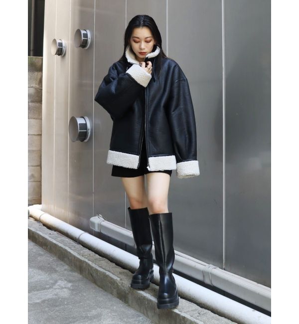 EVRIS「ワークロングブーツ」|ロングブーツ|