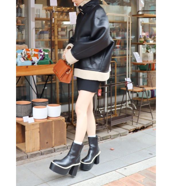 EVRIS「オーバーサイズボアブルゾン」|ブルゾン・スタジャン|