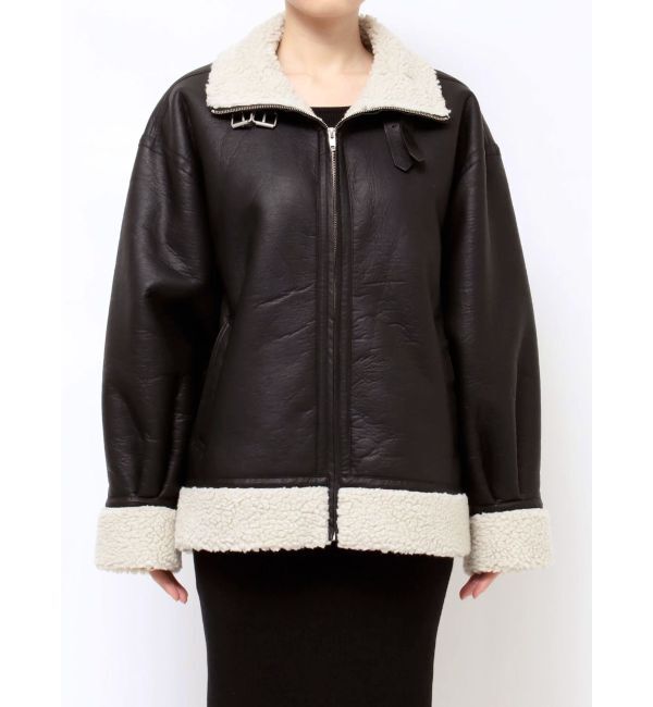 EVRIS「オーバーサイズボアブルゾン」|ブルゾン・スタジャン|