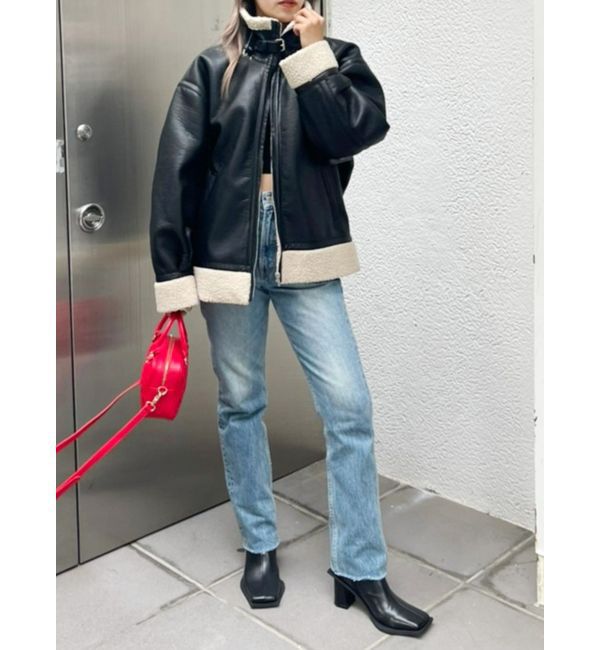 EVRIS「オーバーサイズボアブルゾン」|ブルゾン・スタジャン|