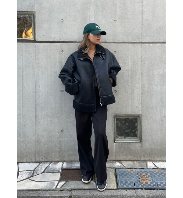 EVRIS「オーバーサイズボアブルゾン」|ブルゾン・スタジャン|