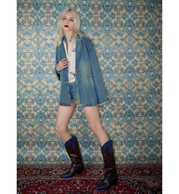 EVRIS「オーバーサイズデニムジャケット【セットアップ着用可能】」|デニムジャケット|