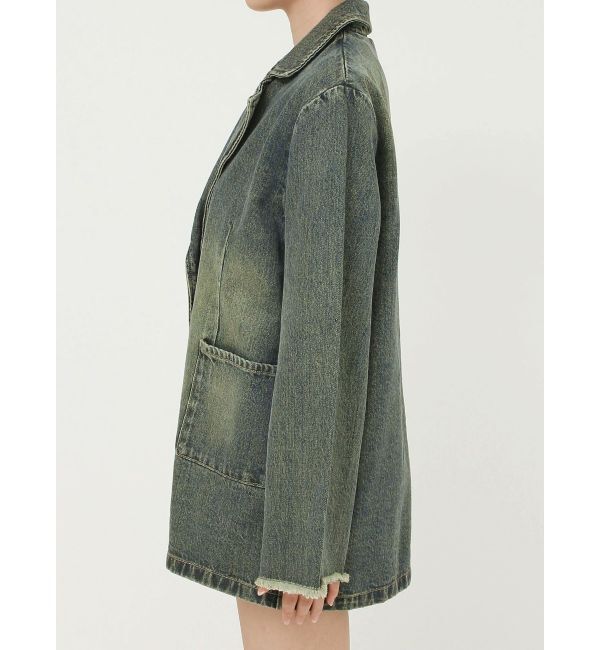 EVRIS「オーバーサイズデニムジャケット【セットアップ着用可能】」|デニムジャケット|