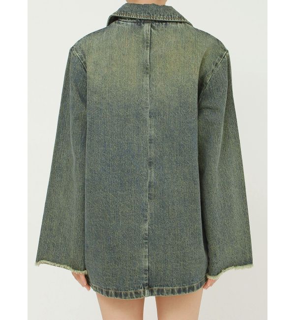 EVRIS「オーバーサイズデニムジャケット【セットアップ着用可能】」|デニムジャケット|