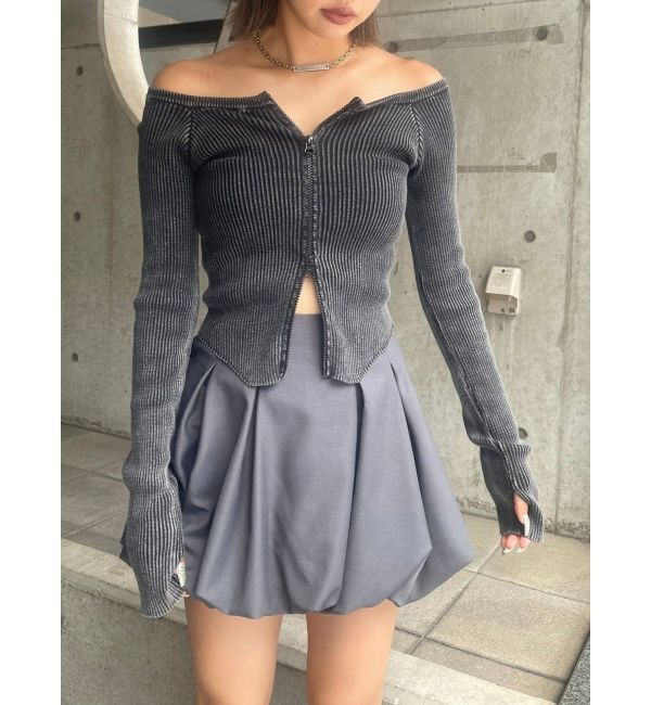 EVRIS「バルーンミニスカート」|スカート|