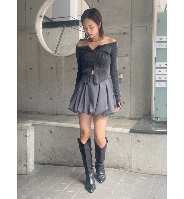 EVRIS「バルーンミニスカート」|スカート|