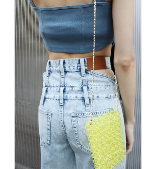 EVRIS「レイヤードデザインデニムパンツ」|デニム|