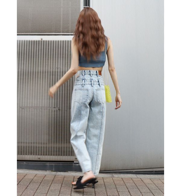 EVRIS「レイヤードデザインデニムパンツ」|デニム|