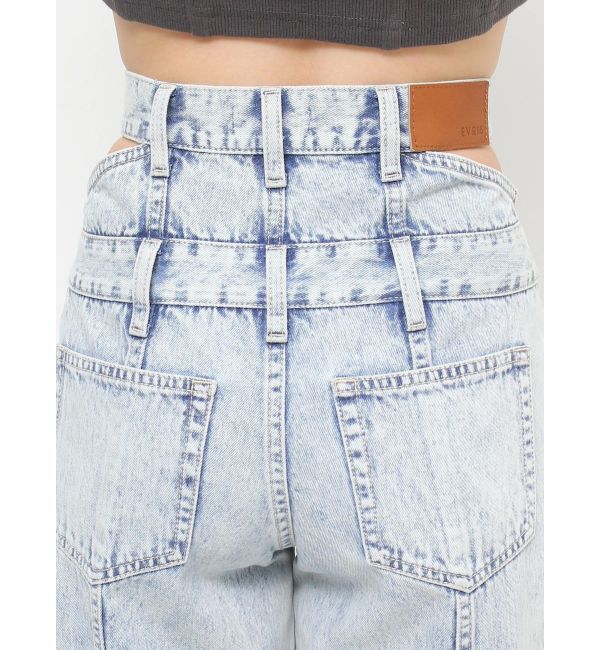 EVRIS「レイヤードデザインデニムパンツ」|デニム|