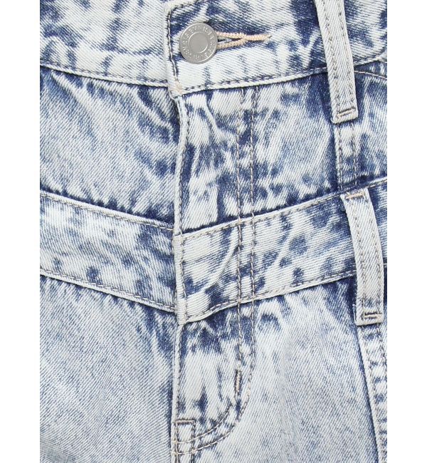 EVRIS「レイヤードデザインデニムパンツ」|デニム|