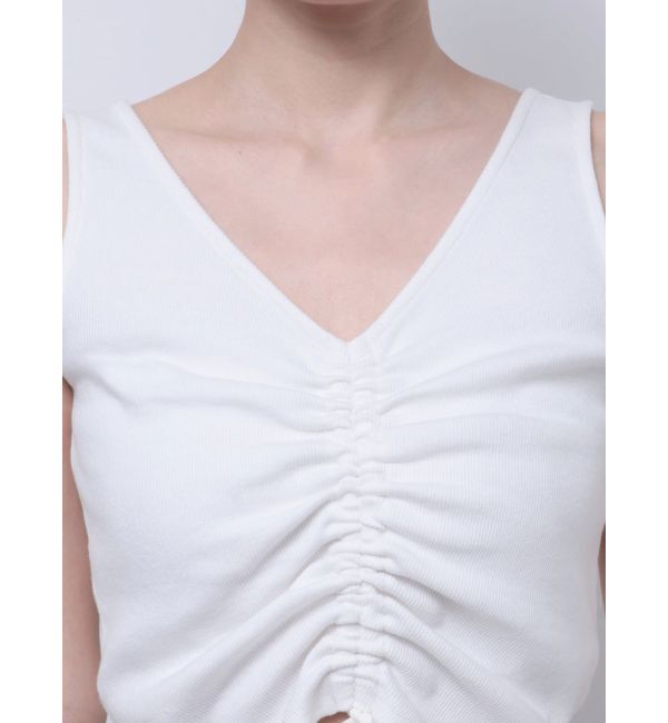 EVRIS「ギャザーリボンタンクトップ」|タンクトップ|