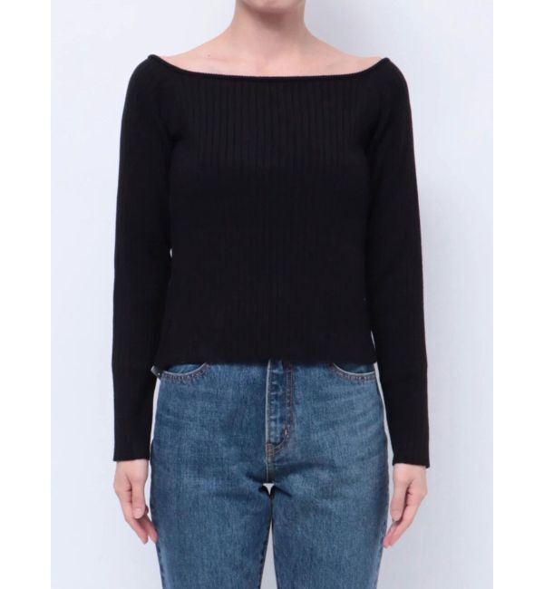 EVRIS「2WAYリボンデザインタイトニットトップス」|ニット・セーター|