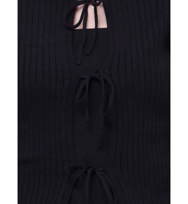 EVRIS「2WAYリボンデザインタイトニットトップス」|ニット・セーター|