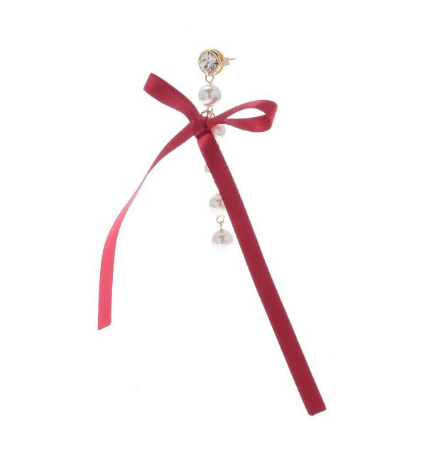 EVRIS「RIBBON PEARLピアス」|ピアス|