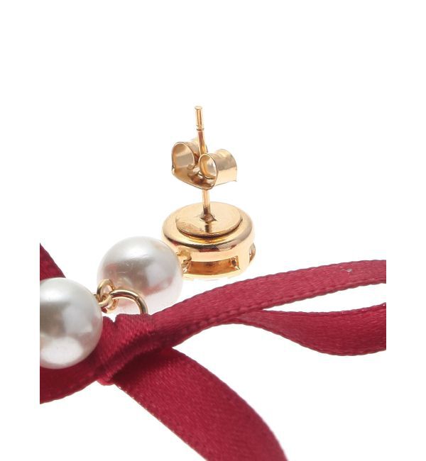 EVRIS「RIBBON PEARLピアス」|ピアス|