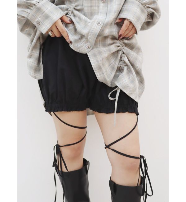 EVRIS「サイドリボンバルーンショートパンツ」|その他|