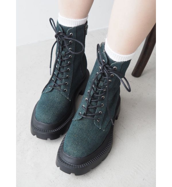 EVRIS「レースアップインソールワークブーツ」|ショートブーツ|