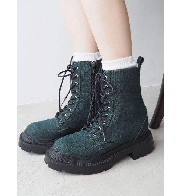 EVRIS「レースアップインソールワークブーツ」|ショートブーツ|