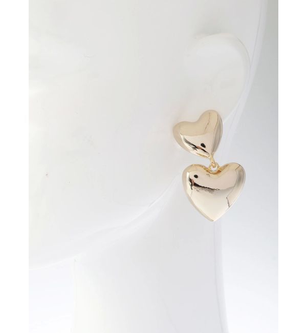 EVRIS「DOUBLE HEARTピアス」|ピアス|