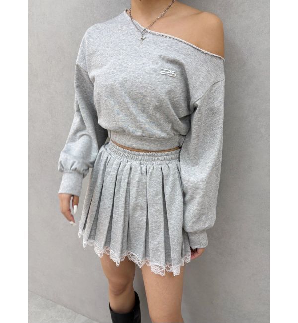 EVRIS「プリーツスウェットミニスカート【セットアップ着用可能】」|スカート|