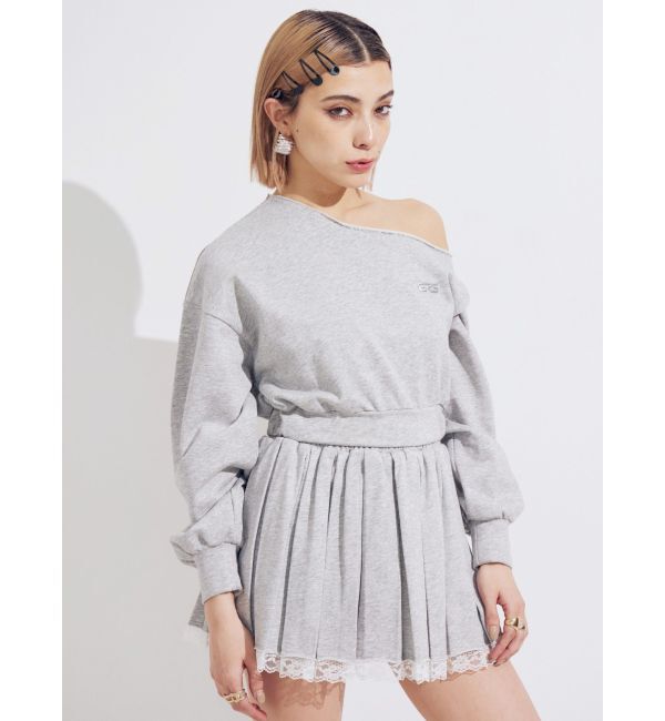 EVRIS「プリーツスウェットミニスカート【セットアップ着用可能】」|スカート|