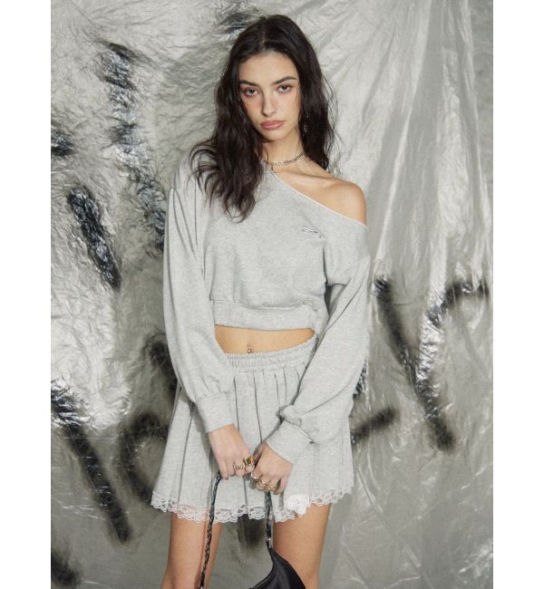 EVRIS「プリーツスウェットミニスカート【セットアップ着用可能】」|スカート|