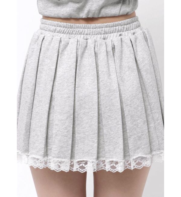 EVRIS「プリーツスウェットミニスカート【セットアップ着用可能】」|スカート|