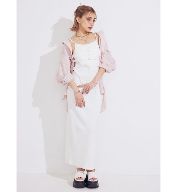 EVRIS「E emblemオーバーサイズシャツ」|シャツ・ブラウス|