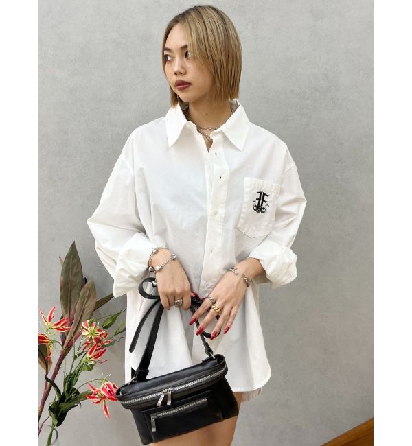 EVRIS「E emblemオーバーサイズシャツ」|シャツ・ブラウス|