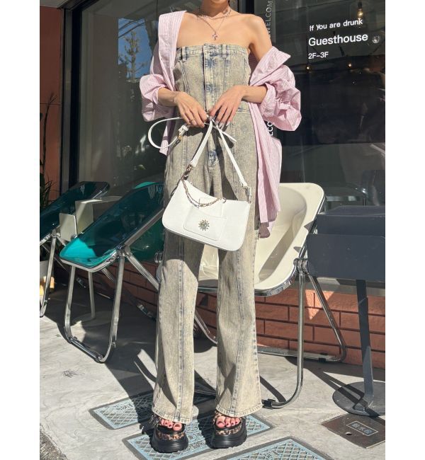 EVRIS「E emblemオーバーサイズシャツ」|シャツ・ブラウス|