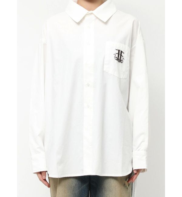 EVRIS「E emblemオーバーサイズシャツ」|シャツ・ブラウス|