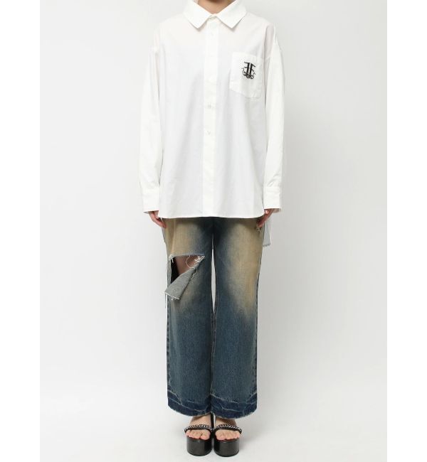 EVRIS「E emblemオーバーサイズシャツ」|シャツ・ブラウス|