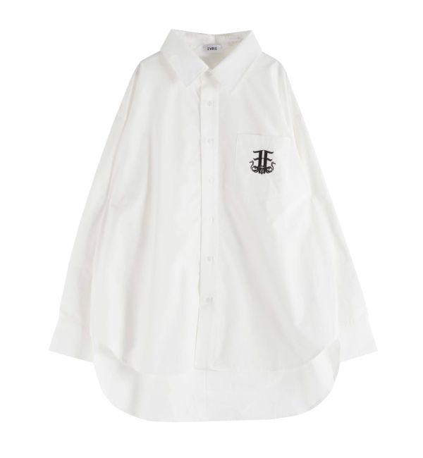 EVRIS「E emblemオーバーサイズシャツ」|シャツ・ブラウス|