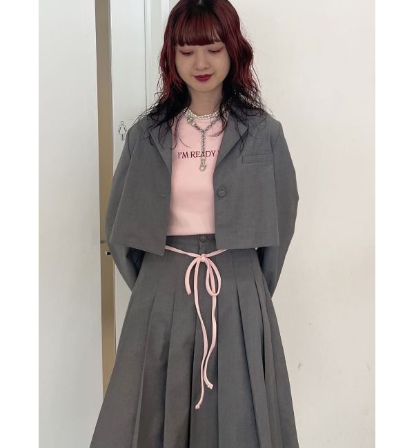jouetie「クロップドジャケット【セットアップ対応】」|テーラードジャケット|